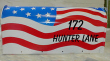 Load image into Gallery viewer, Patriotic Mailbox - Custom Painted
