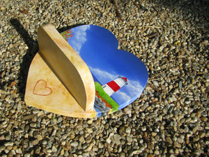 Lighthouse Heart shaped shelf