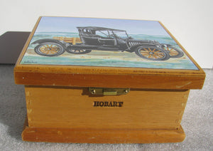Model T Original painting on cigar box