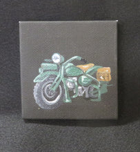 Load image into Gallery viewer, Army Motorcycle - Mini Canvas
