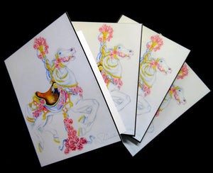 Romace Carousel Note Card