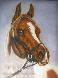 Pinto Horse Print